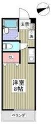 ロックハイツ1の間取り画像