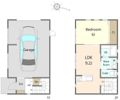 Warehouseけや木（ガレージハウス）の間取り画像