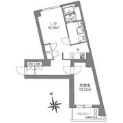 アズミュージック新宿御苑の間取り画像