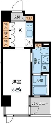 レジデンス白金パークフロントの間取り画像