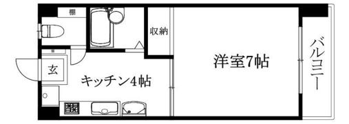 福川ハイツの間取り画像