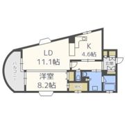 ル・パピヨン2の間取り画像