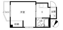 ジュネス天神の間取り画像