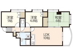 フォーセゾン中広ANNEXの間取り画像