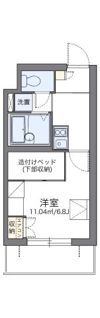 レオパレスシェル都Ⅲの間取り画像