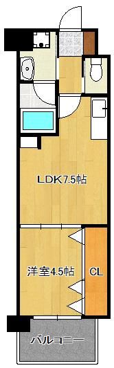 コンプレート金田の間取り画像