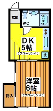 ヴィラ長月の間取り画像