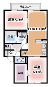 D-room美田の間取り画像