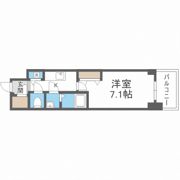 プランドール北浜の間取り画像