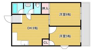 セイム三箇の間取り画像