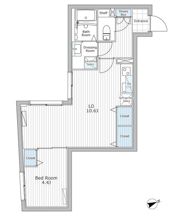 レジデンス市谷仲之町の間取り画像
