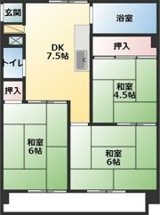 内山ビルの間取り画像