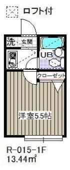 ローズアパート15番館(R-015)の間取り画像