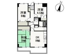 クオーレ花尻の間取り画像