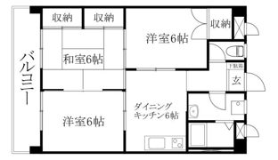 コーポ久枝の間取り画像