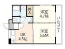 三筋川コーポの間取り画像