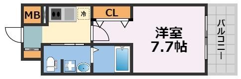 アドバンス大阪ドーム前の間取り画像