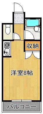 オーク黒住A棟の間取り画像