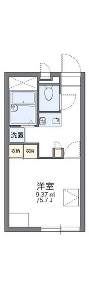 レオパレスアルブルⅡの間取り画像