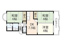 第1中西マンションの間取り画像