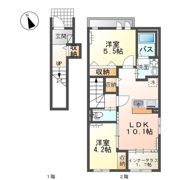 仮）阿見町阿見新築アパートの間取り画像