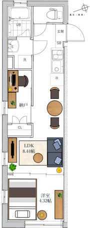 PRATIQUE西荻窪の間取り画像