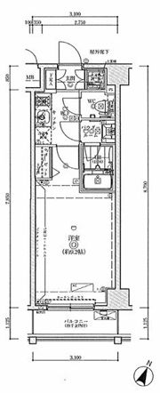 プレスタイル横濱サウスの間取り画像