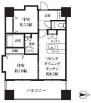HF西新宿レジデンスWESTの間取り画像
