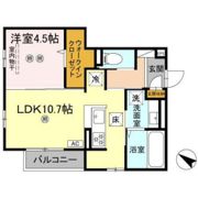campanella江波二本松の間取り画像