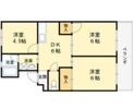 西田ハイツの間取り画像