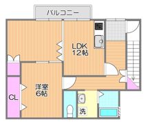 メゾン桜1号棟の間取り画像