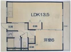 イレーネ南昭和の間取り画像