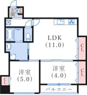 三國ビルの間取り画像