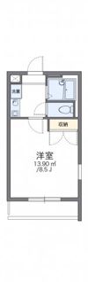 レオパレストーワⅢの間取り画像