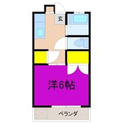 クリスタルコーポの間取り画像