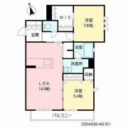 シャーメゾン江津湖の間取り画像
