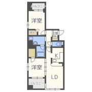エステムプラザ梅田WESTの間取り画像