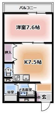 レフィナードの間取り画像