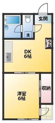 モンシャトー北新宿の間取り画像
