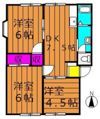 サンタウンコーラル Bの間取り画像
