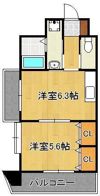 FARO戸畑駅前マンションの間取り画像