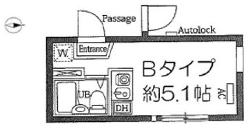 リーフ東日暮里の間取り画像