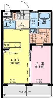 ベイシティーコートの間取り画像