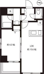 ブルーミング西麻布の間取り画像