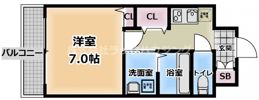 サンヴィラ千林の間取り画像