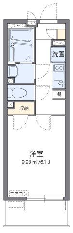 クレイノクレール オオクボの間取り画像