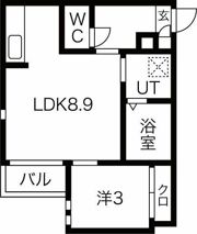 Grandtic Moralis Nの間取り画像