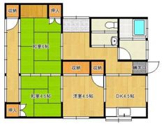 中央4丁目戸建の間取り画像