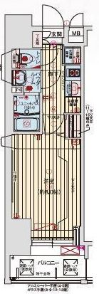 プレサンス谷町七丁目Ⅱの間取り画像