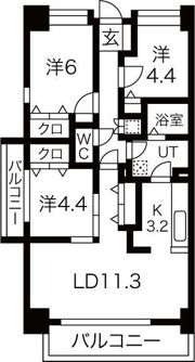 ドエル印場の間取り画像